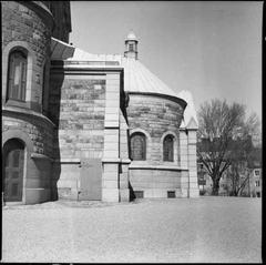 Northern apse of Sofia Church in Stockholm, exterior architectural detail