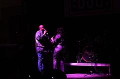Musical group The War and Treaty performing on stage at La Bella Vista club on Aviano Air Base Italy