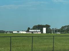 View of Fernandina Beach Municipal Airport from end of runway
