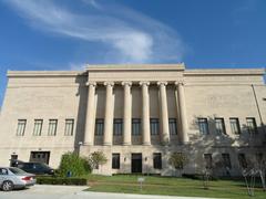 Side facade of Nelson-Atkins Museum of Art in Kansas City, Missouri