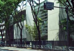 University of Electro-Communications campus in Chofu, Tokyo, Japan with modern academic buildings