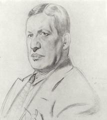 Portrait of Russian actor Nikolay Monakhov in 1926