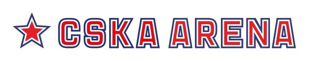 CSKA Arena logo in red and blue