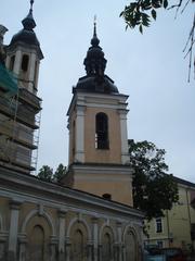 Church of St Michael in Vilnius with historic belltower