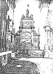 Funerary monument of Lew Sapieha in the Carmelite church in Białynicze