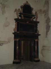 Church of St. Michael in Vilnius with epitaph of Jan Stanisław Sapieha over sacristy gate