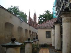 Church of St. Michael courtyard in Vilnius