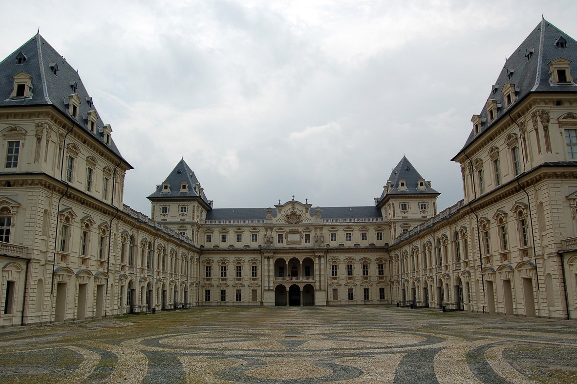 Front façade of Castello del Valentino