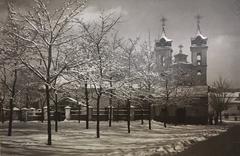 Vilnia Ludvisarskaja Street with St. Cross Church and Bonifratrzy Monastery