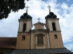Church of the Holy Cross in Vilnius with historic architecture