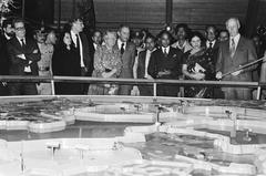 King Queen Juliana Ziaur Rahman Nieuw Land Info Center Lelystad 1979
