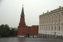 Red Square in Moscow with Saint Basil's Cathedral on August 14th, 2016