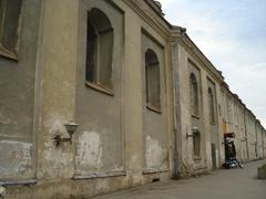Church of St Raphael the Archangel in Vilnius northern facade and former monastery