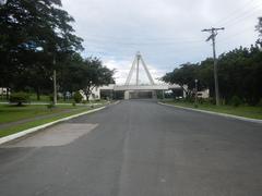 Saint Michael the Archangel Chapel and Heroes Memorial Gate at Libingan ng Mga Bayani in Fort Bonifacio, Taguig City