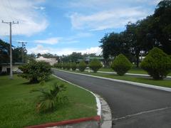Saint Michael the Archangel Chapel in Fort Bonifacio, Taguig City with Roman Catholic Diocese of Pasig Headquarters and Heroes' Cemetery signage