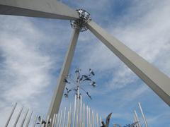 Saint Michael the Archangel Chapel at Fort Bonifacio, Taguig City with surrounding landmarks