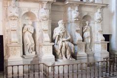 Michelangelo's Moses statue in San Pietro in Vincoli