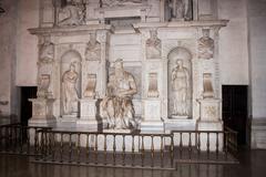 Michelangelo's Moses sculpture at San Pietro in Vincoli