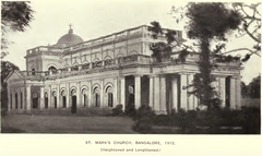 St. Marks Church in Bangalore with heightened and lengthened architecture