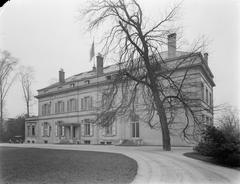 Historic view of Paleis Stuyvenberg palace in Brussels Belgium in 1934
