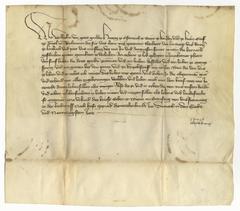 Vojvoda Viljem grants feudal dues to Ljubljana citizen Eberhart Landtrop and his wife Agnes
