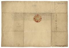 Vojvoda Viljem warning the provincial governor about the rights of Ljubljana's citizens to wood from the forests