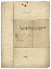 Grof Herman Celjski writing to Duke Ernest about toll collection at Landol, promising no more unusual tolls from Ljubljana citizens and allowing them to keep old customs