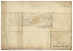 Nadvojvoda Ernest granting customs rights to the pl. Kraig brothers in Vrhnika and Bistra