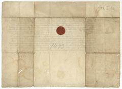 Historical document of Vojvoda Friderik Mlajši forbidding trade and craft in the land dated February 13, 1433