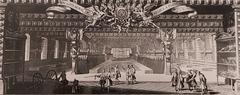 Historical print of Magasin royal des armes in Paris, known as de la Bastille, 1665-1789