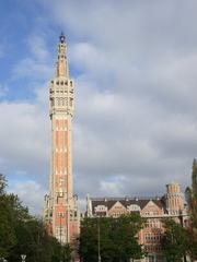 City Hall and belfry in Lille, Nord, France showcasing historic architecture