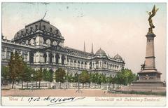 Early 20th century view of Vienna with the Liebenberg Monument at the University