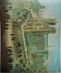 Painting of De Sint-Michielskerk church by Andreas Martin
