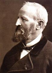 Portrait of Swiss painter Karl Bodmer from 1877