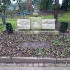 Grave of German Catholic theologian and liturgical scholar Irmgard Pahl at the family grave in Nordfriedhof Düsseldorf