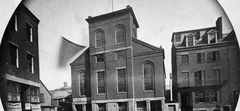 Seamen's Bethel church building in North Square, Boston around 1865
