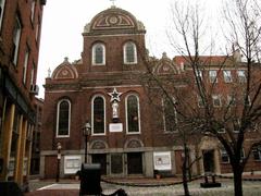 North Square in Boston Massachusetts with historic brick buildings and cobblestone streets