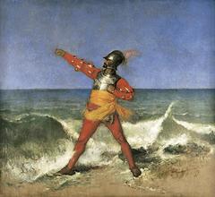 Pizarro taking possession of the Pacific Ocean in the name of the Spanish kings
