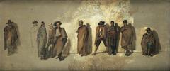 Tipos españoles - Scenes of life in Andalucía painting from 1865-1870