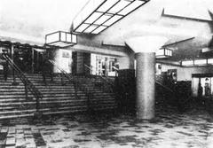 1930s Hankyu Umeda Station subway transfer passage in Osaka