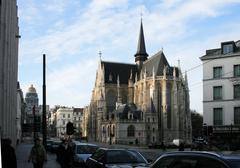 Notre-Dame du Sablon church in Brussels Belgium