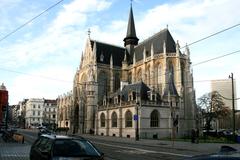 Church Notre-Dame du Sablon in Brussels Belgium