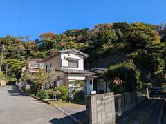 West side coastal landscape of Kamakura with ocean and rocky shore