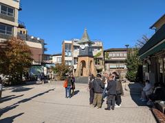 Scenic view of a street near Kamakura city station West exit in Kanagawa Prefecture, Japan