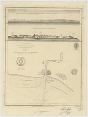Antique map showing underwater soundings near forts Daman and Diu on the Malabar Coast of India with scale in nautical miles