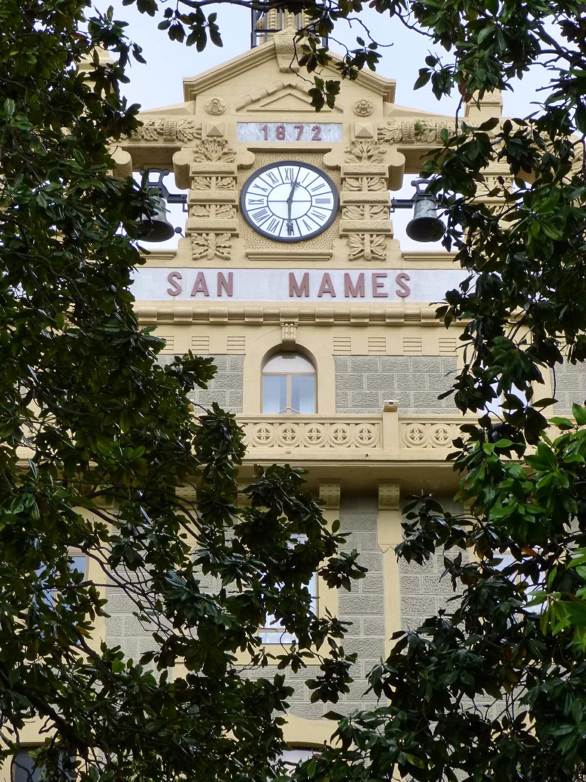 Façade of Santa y Real Casa de la Misercordia building in Bilbao