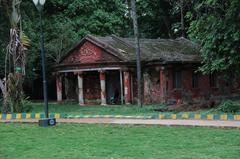 Krumbiegel Hall in dilapidated condition before demolition