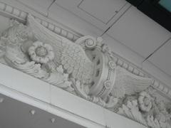 Monument of Haguruma at Namba Station by Nankai Electric Railway