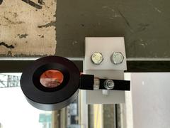 Laser rangefinder reflector at Gare de Lyon-Part-Dieu train station