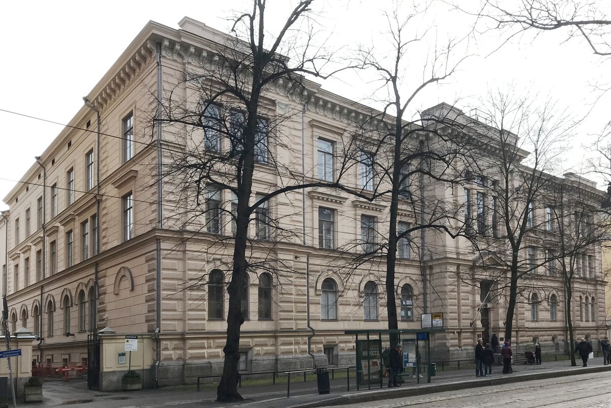 European School of Helsinki building exterior in Finland